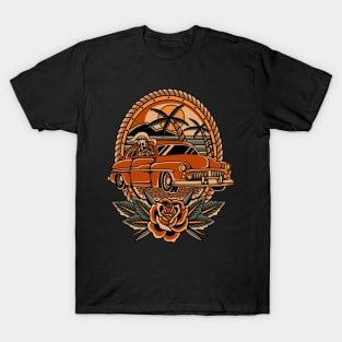 Car Traditional tattoo T-Shirt